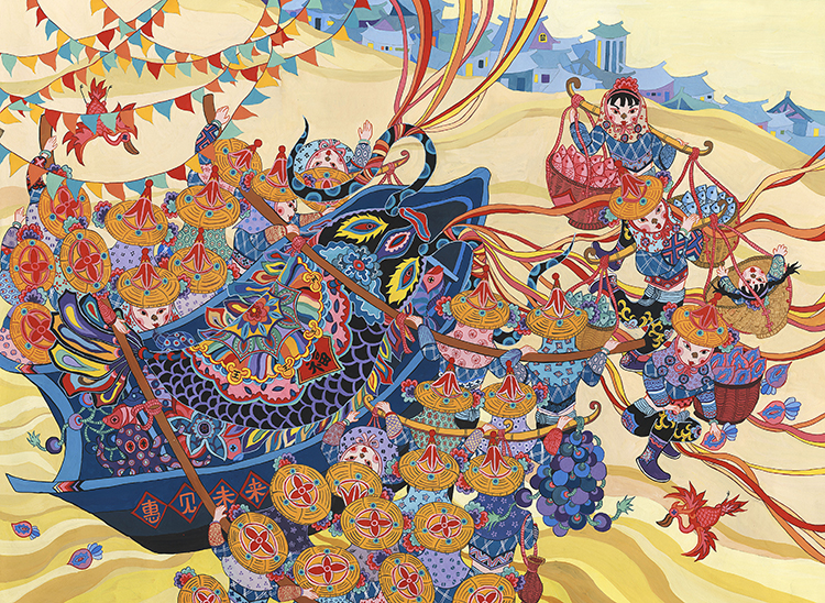 14-68-柯亦斌 年年有鱼惠见未来 福建 78×108cm.jpg