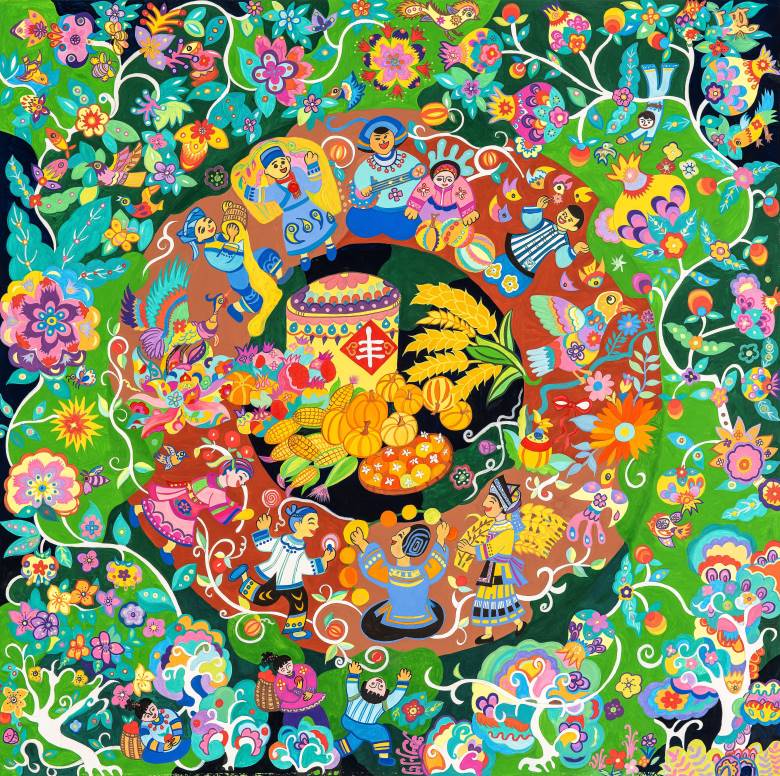 300.朱琳《大地欢歌 丰收盛景》—云南.jpg